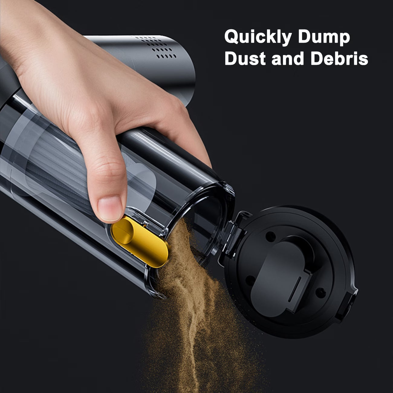 QILIEASY: Powerful Handheld Vacuum Cleaner Battery, 4in 1