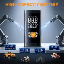 Car Air Compressor with  LED Light for Car Motorcycle Bike