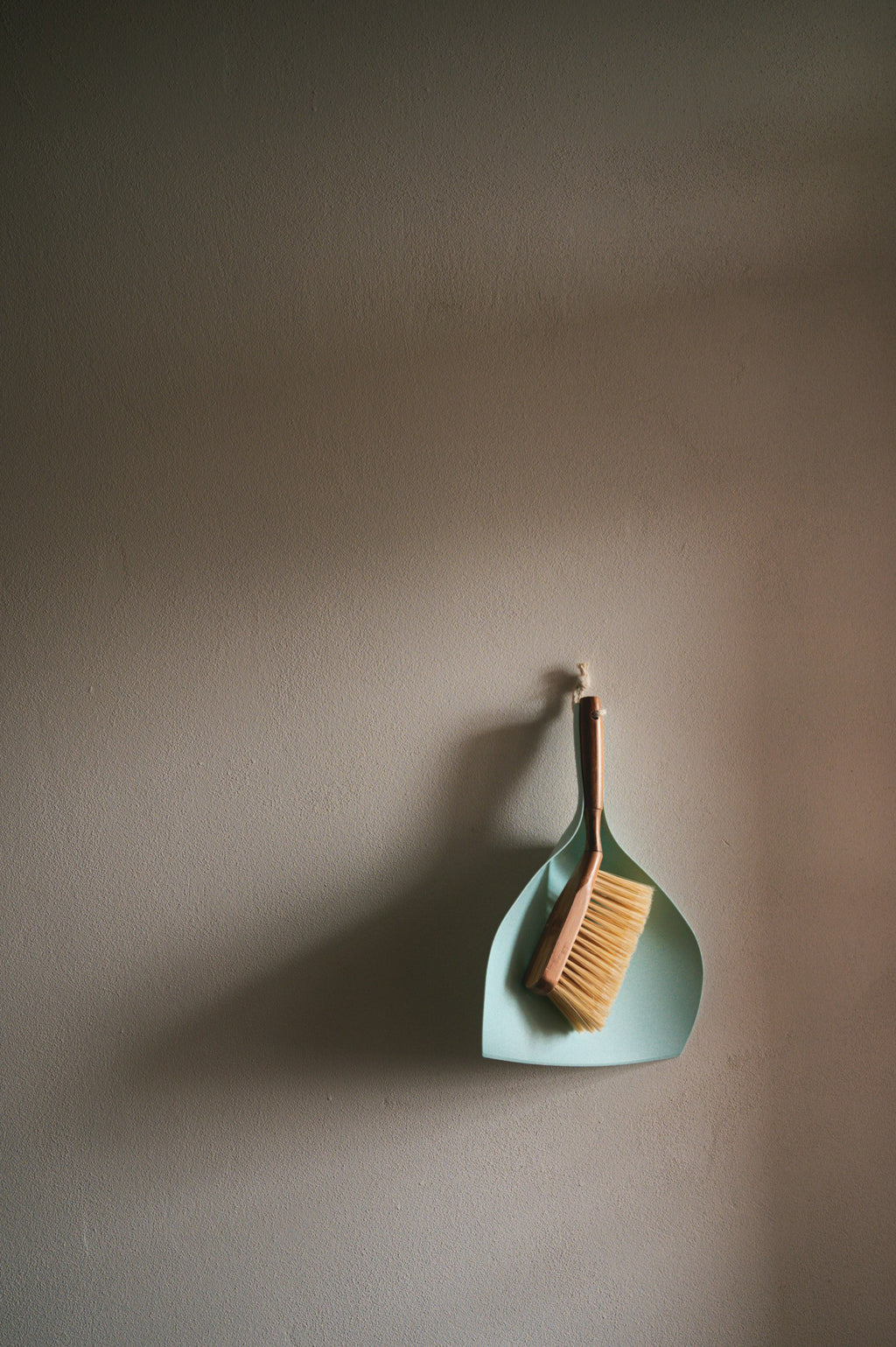 Wooden Dustpan & Brush Set