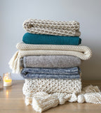 Chunky Knit Throw Blanket