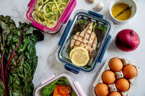 Glass Meal Prep Containers (5-Pack)