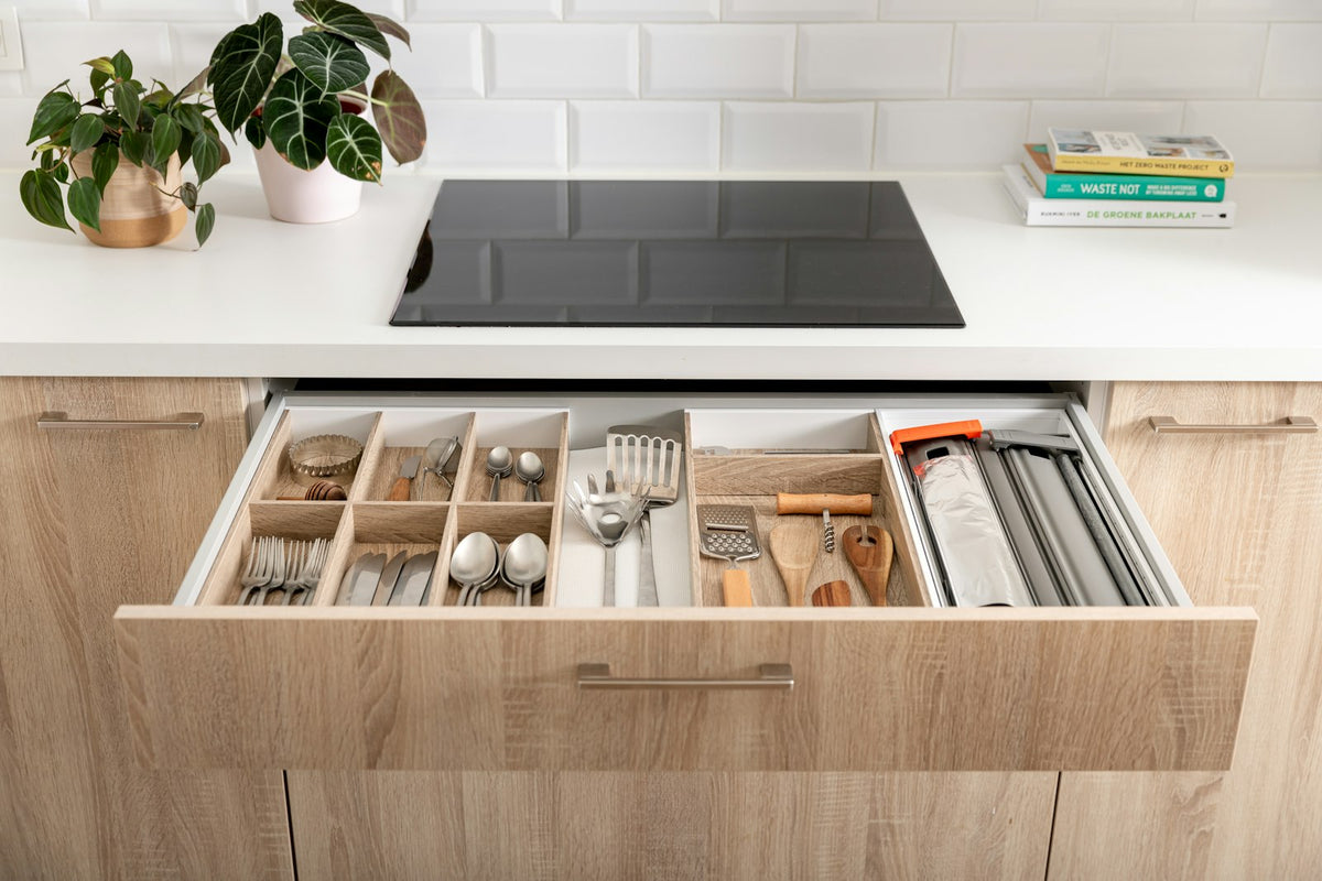 Bamboo Cutlery Drawer Organizer